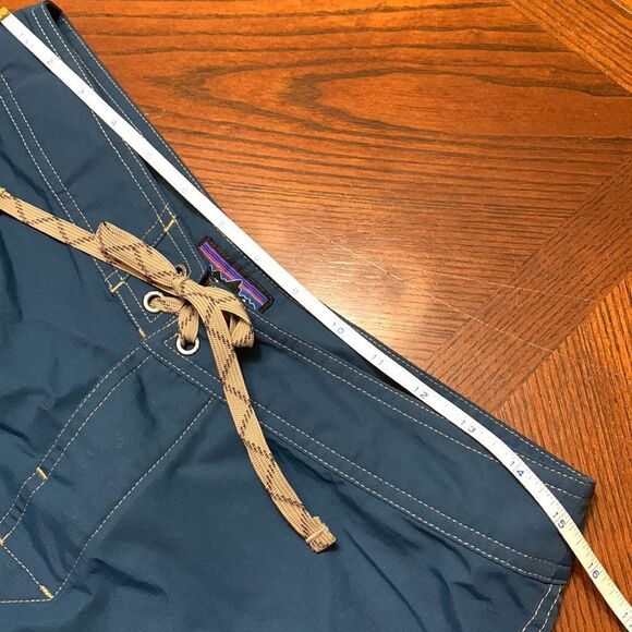 PATAGONIA minimalist board shorts button/tie fly zip pocket men’s sz 31 - Picture 7 of 11